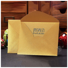 金色商务邀请函